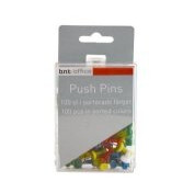 Markeringsnåle Push Pins ass. farver - (100 stk.)