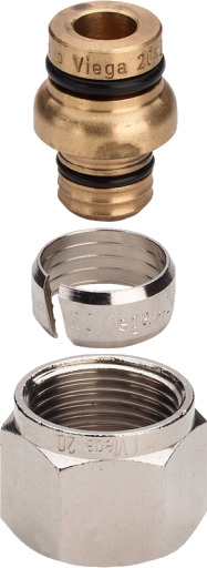 10 stk 16 mm x 2" kompresjonskobling