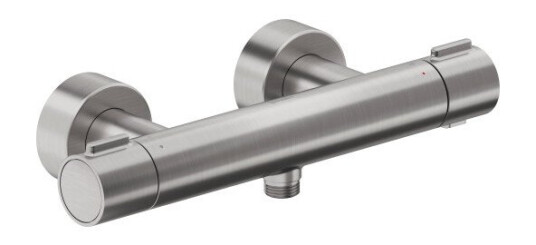 Duravit dusjbatteri, rustfritt stål