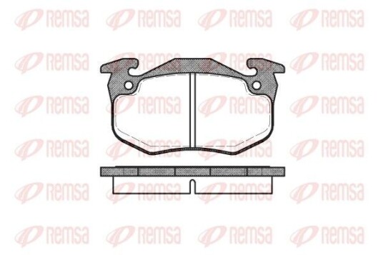 Bremseklosser REMSA 0144.80 Bremseklosser REMSA 0144.80