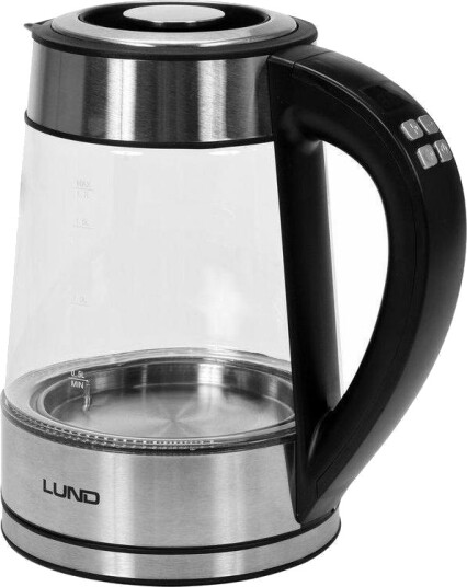 Tekanne I Glass   Vannkoker Lund Med Temperaturkontroll Led Belysning 1,7L