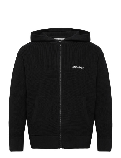 BLS Hafnia Frank Zip Knit Hoodie   Black   L