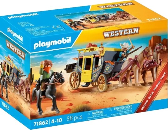 PLAYMOBIL Western Stagecoach-ran i det ville vesten 71862