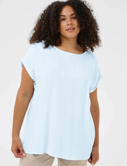 Kaffe Curve Kcmille Wing Sl Blouse Blue 44