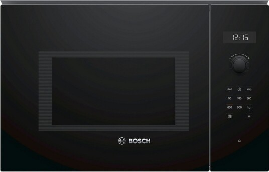 Bosch Serie 6 BFL554MB0 - Mikrobølgeovn - innebygd - 25 liter - 900 W - svart Bosch Serie 6 BFL554MB0 - Mikrobølgeovn - innebygd - 25 liter - 900 W - svart