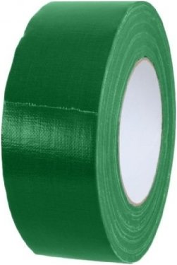Gaffateip - Grønn - 5 cm x 50 m