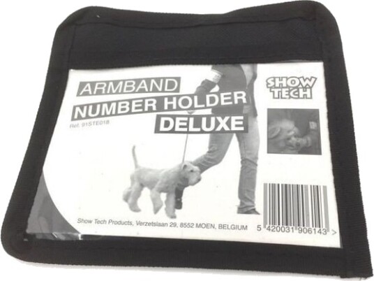 Show Tech Nummerholder Deluxe Svart