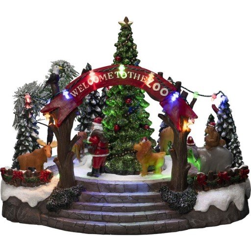 KONSTSMIDE 4237-000 CHRISTMAS ZOO BORDDEKORASJON 4237-000 KONSTSMIDE 4237-000 CHRISTMAS ZOO BORDDEKORASJON 4237-000