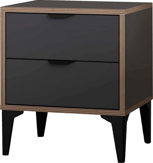 Hanah Home Nattbord Arden Svart Hanah Home Nattbord Arden Svart