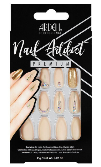Ardell Nail Addict Nude Jeweled Ardell Nail Addict Nude Jeweled