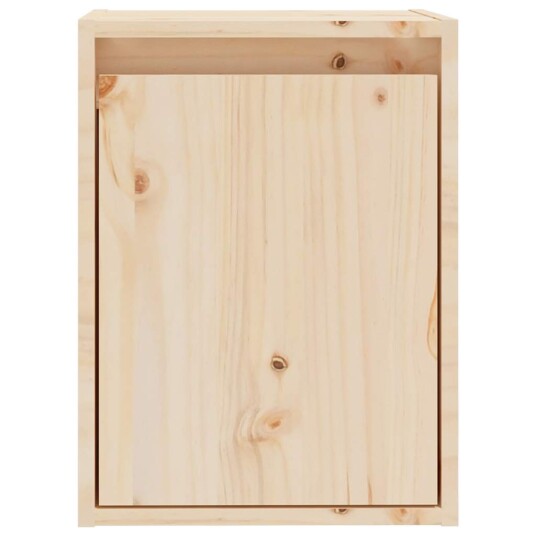 vidaXL Veggskap 30x30x40 cm heltre furu
