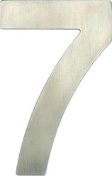 Extralink Dørskilt Nummer 7 Ss-7 62 Mm Rustfritt Stål Extralink Dørskilt Nummer 7 Ss-7 62 Mm Rustfritt Stål