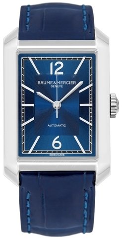 Baume & Mercier Herreklokke M0A10732 Hampton Blå/Lær Baume & Mercier Herreklokke M0A10732 Hampton Blå/Lær