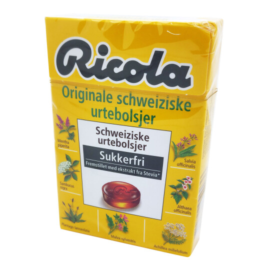 Ricola Original sukkerfrie urtegodteri