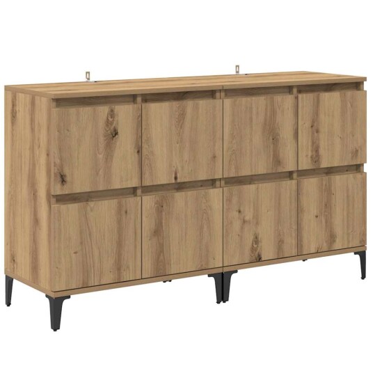 Skap 2 pcs Artisan Eik 60 x 35 x 70 cm Konstruert tre