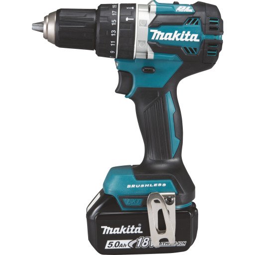 Makita Kompakt Slagbormaskin m/batterier 3 x 18 Volt/5,0 Ah Makita Kompakt Slagbormaskin m/batterier 3 x 18 Volt/5,0 Ah