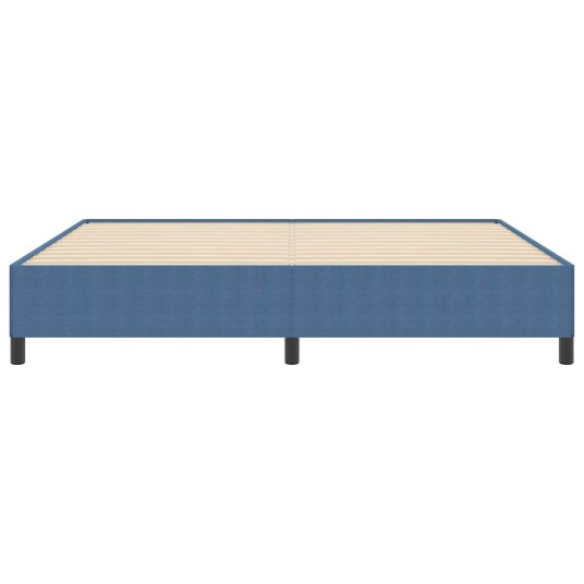 Sengestel Blå 200x200 cm Corduroy Stoff