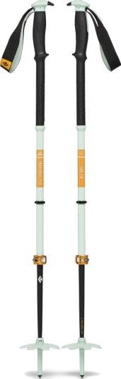 Black Diamond Traverse Pro Ski Poles Skistaver 3041 Foam Green 155