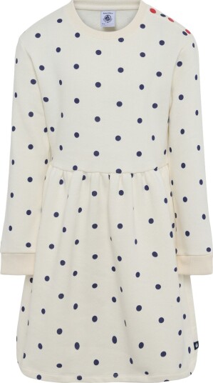 Petit Bateau Robes Ml Cream 95