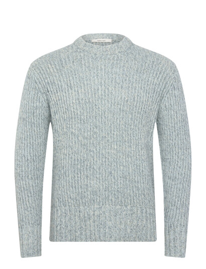 Selected Slhchicago Ls Knit Relaxed Crew Neck - Blue - XL Selected Slhchicago Ls Knit Relaxed Crew Neck - Blue - XL