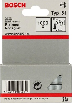 Bosch Klippe Type 51 14Mm 1000 Stk