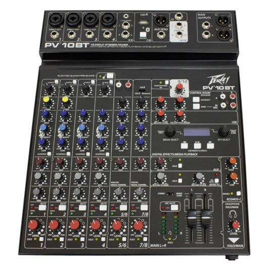 Peavey Pv 10 Bt Mikser Med Bluetooth Peavey Pv 10 Bt Mikser Med Bluetooth