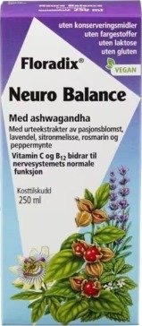 Floradix Neurobalance med Ashwagandha 250ml