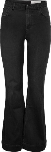 NOISY MAY Nmrooxy Hw Slim Flared Jns Vi581Bl Noos   Black   25 x 32