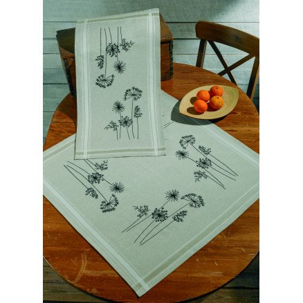 Permin Broderisett Natur 80x80cm