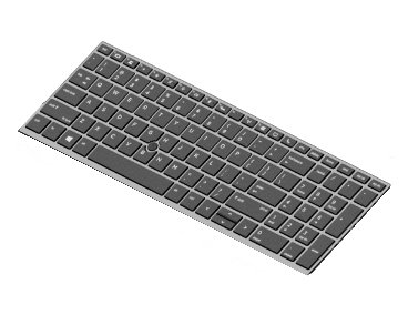 Hp - Erstatningstastatur For Bærbar Pc - Bakbelysning - Tysk - For Elitebook 755 G5 Notebook