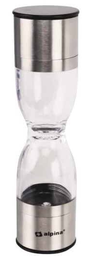 Saltog pepperkvern aluminium