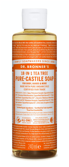 Dr. Bronner's 18-i-1 flytende såpe