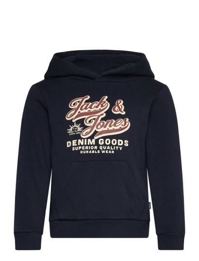 Jack & Jones Jjelogo Sweat Hood 2 Col 25/26 Noos Mni Navy 122