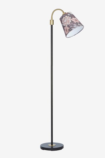 PR Home   Gulvlampe Amy Flex 1 svart   Brun
