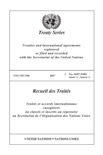 Treaty Series 3186