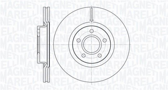 Bremseskive MAGNETI MARELLI 361302040134