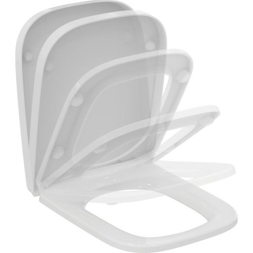 Ideal Standard i.life A toalettsete, soft close, avtagbar, hvit