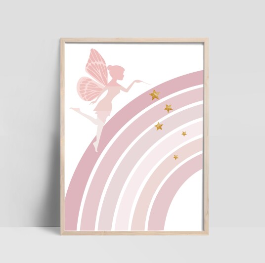 Plakat Fe i Regnbue / Rosa