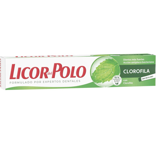 Klorofylltannkrem LICOR del Polo Clorofila 75 ml. Klorofylltannkrem LICOR del Polo Clorofila 75 ml.