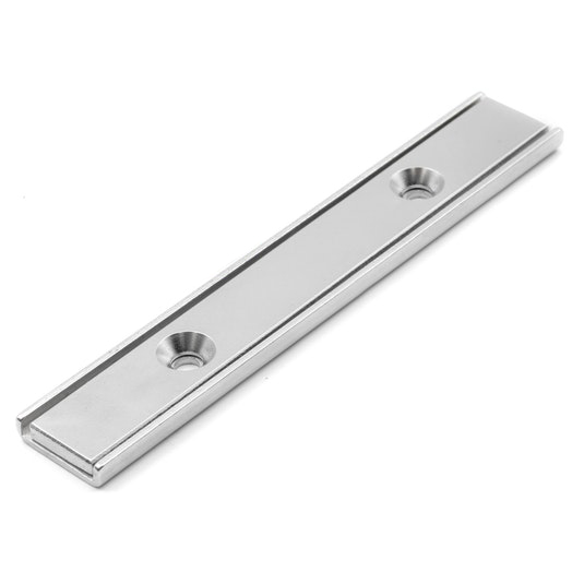 SuperMagneter Superkraftig Forsenket Blokkmagnet 120 X 20 X 5 Mm   Holdekraft 79 Kg