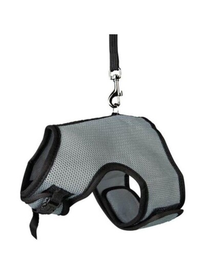 Trixie Soft Harness With Leash Large Rabbits 2540 cm 1.20 M Trixie Soft Harness With Leash Large Rabbits 2540 cm 1.20 M