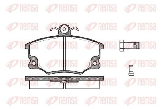 Bremseklosser REMSA 0146.14 Bremseklosser REMSA 0146.14