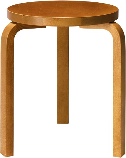 Artek - Pall 60 Honungsbets Krakker Alvar Aalto Tre Farget
