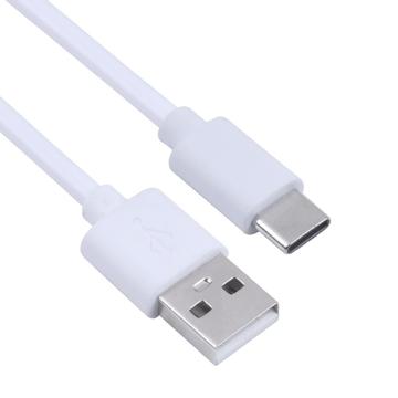 USB til USB C ladekabel for iPhone 15 Pro/15 Pro Max/16 Pro/16 Pro Max Hvit