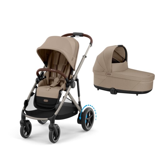 Barnevogn Cybex eGazelle S TPE Almond Beige