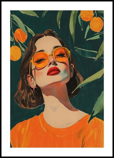Golden Gaze Plakat / 70x100cm