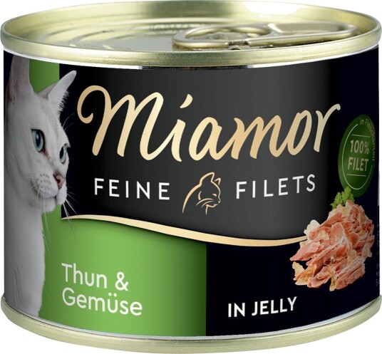 Miamor Våtfôr Fine Fileter Tunfisk & Grønnsaker I Gelé 12 X 185 G Miamor Våtfôr Fine Fileter Tunfisk & Grønnsaker I Gelé 12 X 185 G