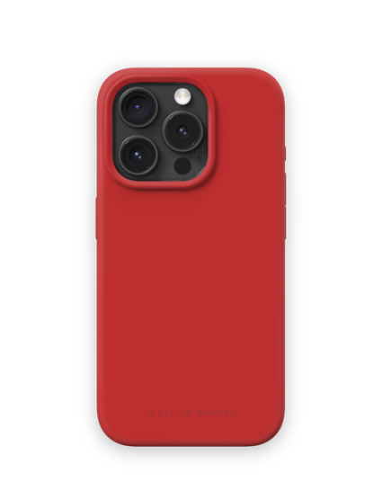 Ideal Of Sweden Silicone MagSafe Case iPhone 15 Pro Red