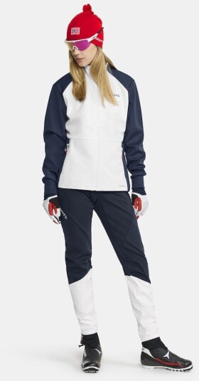 Craft Norway Nordic Ski Club Pants Wmn 22/23, langrønnsbukse dame L Blaze-White