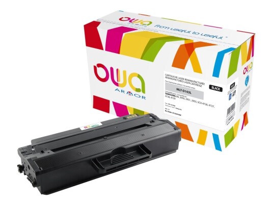 Owa - Svart - Kompatibel - Gjenfabrikert - Tonerpatron Alternativ For: Samsung Mlt-D103l - For Samsung Ml-2950 2955 2956 Scx-4726 4727 4728 4729